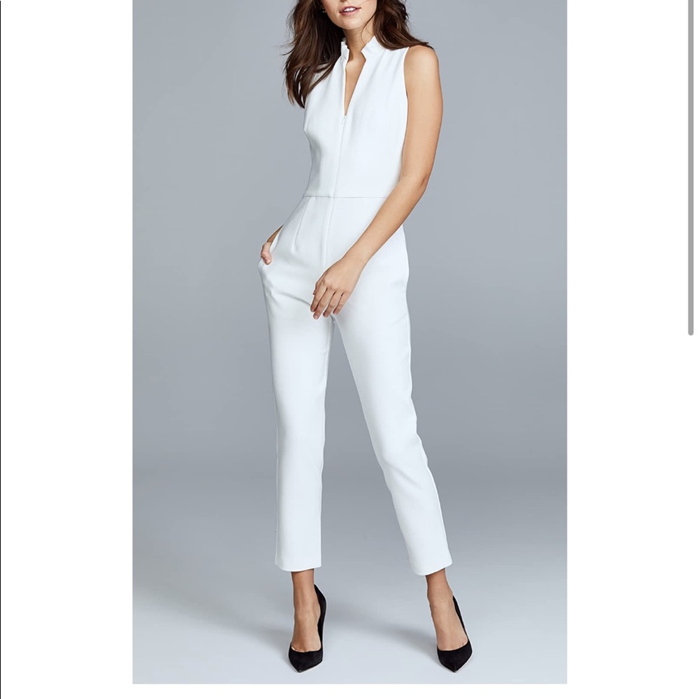 Black Halo Antoinette Jumpsuit in Ivory